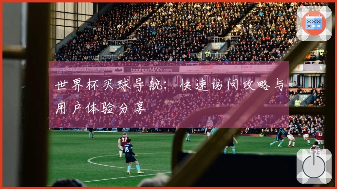 世界杯买球导航：快速访问攻略与用户体验分享